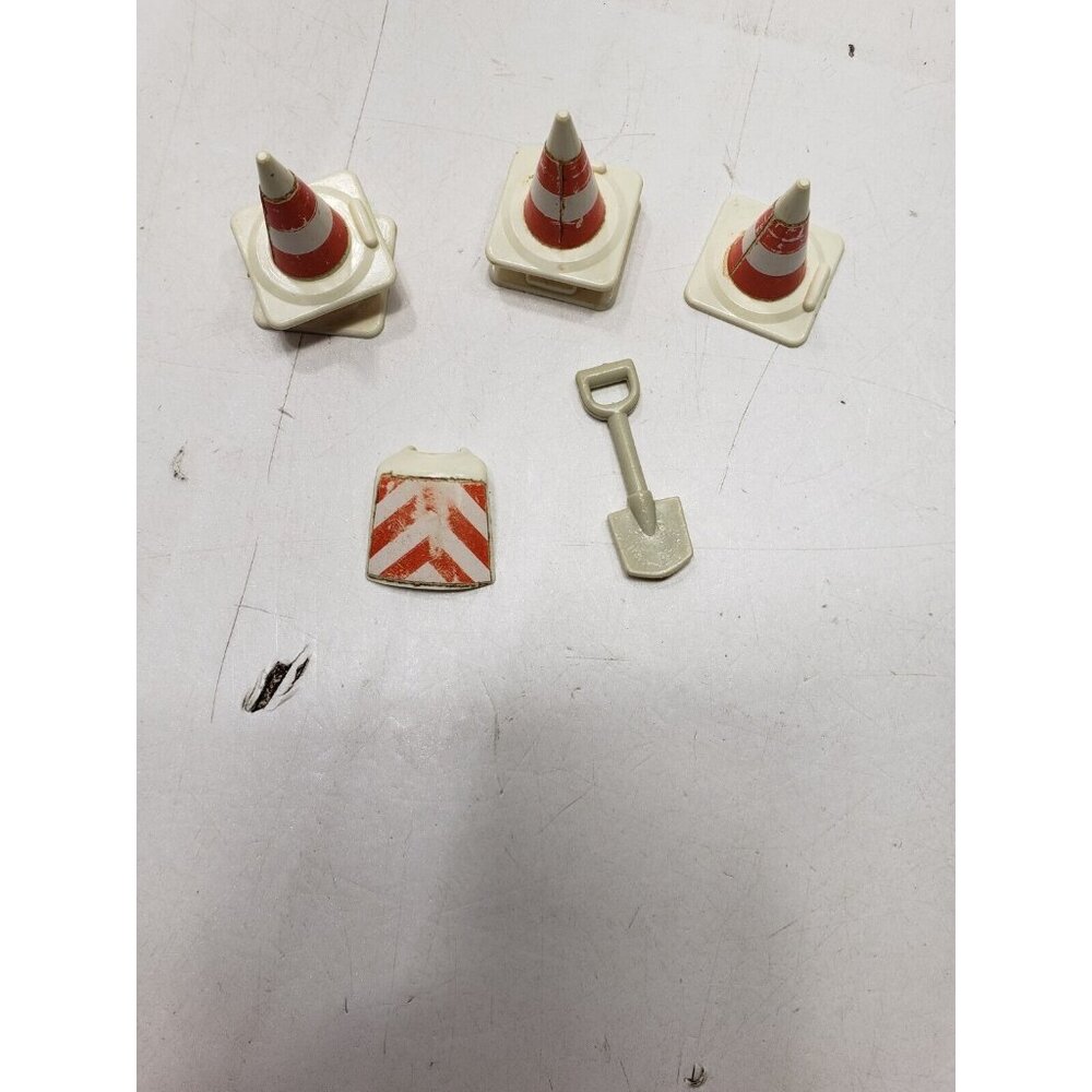 Vintage Playmobil Geobra Figures 1974 Construction, Horses, Accessories - Picture 8 of 16